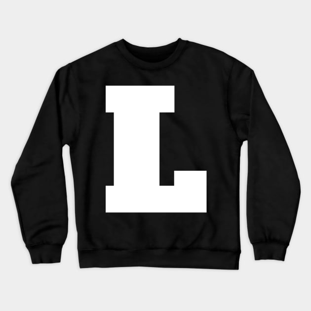 Alphabet L (Uppercase letter l), Letter L Crewneck Sweatshirt by maro_00